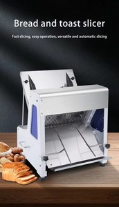 Commercial Restaurant Use Electric Bakery Bread Slicer Machine with <strong>Easy</strong> Operation for <strong>Toast</strong> <strong>and</strong> Bread Cutting - Product Image 2