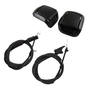 Ford Fiesta Front <b>Seat</b> Armrest Box <b>Storage</b> Plastic Black With Cable Kit - Product Image 1