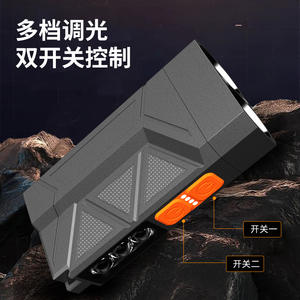 Lámpara de Trabajo Portátil Recargable SD-15, 2000mAh, LED, Luz Lateral Magnética, Linterna Táctica, Iluminación de Emergencia, EDC - Product Image 2