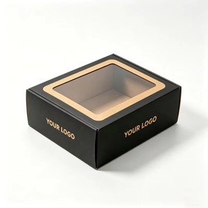 Boîtes en carton pour vêtements en gros avec fenêtre, boîtes d'expédition biodégradables et recyclables de haute qualité pour chaussures - Product Image 6