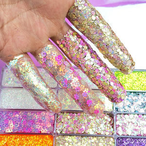 Gel Brillante Personalizado MLM con Logotipo Biodegradable Ecológico para Brillo Facial, Pegamento Brillante, Paleta de Sombras de Ojos Brillantes - Product Image 1