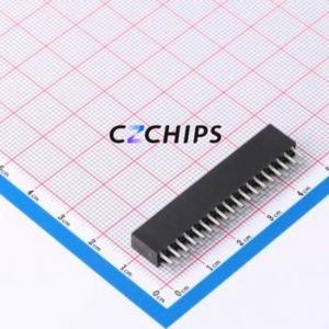 6-534206-8 Pin Socket Through hole Component (THT),P=2.54mm Connector 2.54mm 2.54mm Through Hole Double Row - Product Image 2