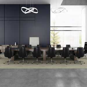 Table de <span class=keywords><strong>conférence</strong></span> en bois moderne convertible extensible pour 10-16 personnes Table de réunion de bureau - Product Image 3