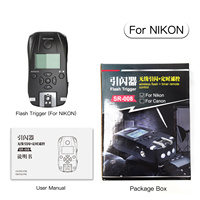 Émetteur sans fil à déclenchement flash pour appareil photo Starbea 2.4GHz pour appareils photo reflex numériques Nikon Accessoires pour appareil photo
