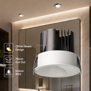 Luz LED Empotrable para <span class=keywords><strong>Espejo</strong></span> de Baño, Iluminación para Maquillaje, Sin Efecto de Ojo de Pez, Foco Empotrado LP-FX7570BT-NR-21 - Product Image 1
