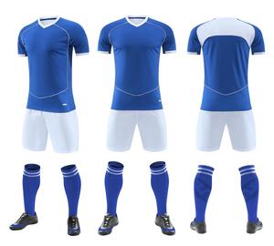 Jersey Sepak Bola Unisex Custom OEM-100% Poliester Lengan Pendek Bernapas & Cepat Kering Ramah Lingkungan untuk Musim Panas - Product Image 2