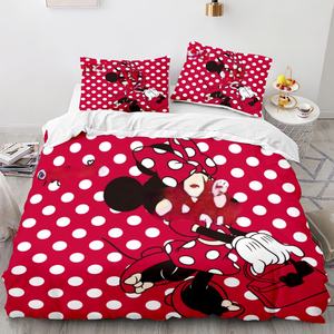 थोक कस्टम कार्टून एनीमे सभी आकार होटल आधुनिक बच्चे 3 पीसी किंग रानी बिस्तर कवर बिस्तर सेट संग्रह - Product Image 3