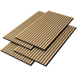 Nhà Máy Trực Tiếp Sồi Slat Acoustic Panel Tường Gỗ Cách Âm Cho Giảm Tiếng Ồn Căn Hộ Studio Rạp Chiếu Phim Cho Nhà Thương Mại - Product Image 1