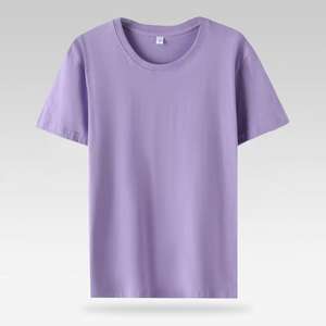 Yh estate europea e americana nuove t-shirt da donna con fondotinta O colletto tinta unita - Product Image 4