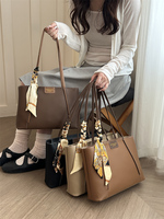 Nouveau Sac Fourre-tout Grande Capacité en Soie Texturée Luxe Léger 2026 pour Femme