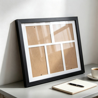 Cadre photo en bois imprimé sérigraphié tendance, en MDF, pour décoration de bureau à domicile, pliable, mural, moderne, DIY
