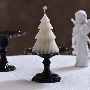 LANJO Vente en gros de bougies en verre cristal élégantes de style européen pour mariages en intérieur, Saint-Valentin, faites à la main, écologiques, pour la table - Product Image 4