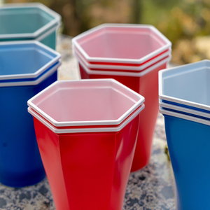 Tùy chỉnh 16oz lục giác Cốc dùng một lần PP cho bia <span class=keywords><strong>Pong</strong></span> bên trò chơi ngoài trời và trong nhà Bar giải trí biểu tượng cá nhân - Product Image 5