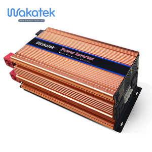 WAKATEK 5000w, prix d'usine, hors réseau, modifier l'onduleur à onde sinusoïdale 48v, 60V, 72V à 220V dc, 230v, onduleur solaire avec câble de batterie - Product Image 4