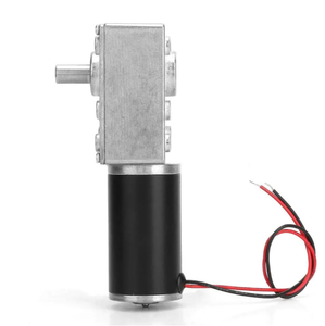 DC12V <strong>Worm</strong> <strong>Gearbox</strong> Reduction Reversed Long Shaft High-Power Curtain for Robots Strong Torque - Product Image 3