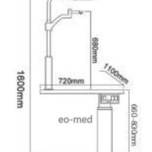 Simple Type Medical Combined <b>Table</b> Ophthalmic Unit <b>C</b>-D - Product Image 2
