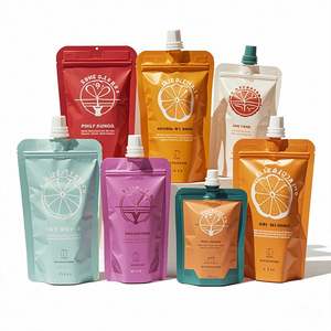 150ml Customized Design Plastic Standing up Pouch Spout Pouch for <b>Milk</b> Yogurt Soft Drink Freezer Pouch Bag - Product Image 4