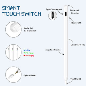 Factory for <span class=keywords><strong>Apple</strong></span> capacitivo Touch Screen stilo disegno intelligente per <span class=keywords><strong>Apple</strong></span> Ipad 2018-2025 scrittura <span class=keywords><strong>penna</strong></span> digitale - Product Image 2