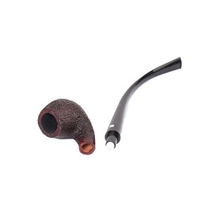 MUXIANG Briar Wood Pipe 9mm Filter Bent Type Reading Tobacco Pipe - Product Image 5