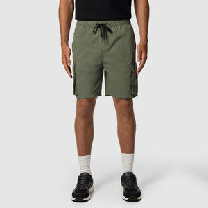 Pantalones Cortos Cargo para Hombre de Algodón Transpirable con Cremallera, Estilo Urbano, Cintura Media, Color Liso, Lavado Ácido, Alta Calidad, Venta al por Mayor - Product Image 1