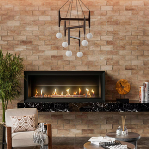 Inno-living Fire chimeneas <span class=keywords><strong>96</strong></span> pulgadas negro plata remoto automático quemador de etanole - Product Image 1