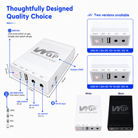 WGP USB DC 5V 9V 12V MINI UPS untuk Router Wifi Modem Kamera CCTV Baterai Lithium Mini UPS untuk Router Wifi