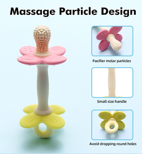 Nouveau modèle Jouets cadeaux pour enfants Jouets de dentition en silicone sans BPA de qualité alimentaire pour bébé Jouets à mâcher pour la dentition des bébés - Product Image 3