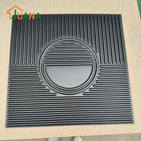 Panneaux muraux 3D en PVC imperméables modernes pour la décoration intérieure d'appartements, utilisation intérieure personnalisée