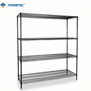 מדפי תיל כרום פרימיום, 5 שכבות, מדפים ניתנים לערום ללא ברגים, הגנה מפני קורוזיה, פלדה, מאושר על ידי <span class=keywords><strong>NSF</strong></span>, ציפוי אבקה - Product Image 2