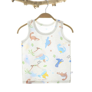 เสื้อยืดเด็กผู้ชายและเด็กผู้หญิง คอกลม แขนสั้น พิมพ์ลายเท่ๆ เสื้อยืดลำลองสำหรับเด็ก ใส่ได้ในช่วงฤดูร้อน - Product Image 6