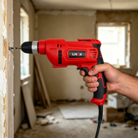 Perceuse électrique filaire 220V, moteur à balais multifonction 850W, outil électrique portatif pour la construction et le bricolage domestique