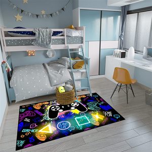 <span class=keywords><strong>Tapis</strong></span> de jeu pour zone de jeu, style cool pour garçons et adolescents, utilisation en <span class=keywords><strong>chambre</strong></span>, fabriqué à la machine, rembourré, adapté aux animaux domestiques, en polyester, antimicrobien - Product Image 4