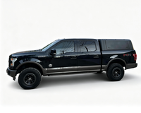 Coque de camping-car en aluminium pour camion, lit rigide rétractable avec boîte de rangement sur le toit, compatible avec Ford F-150 FX4 Crew Cab