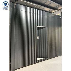 Porte de <span class=keywords><strong>garage</strong></span> <span class=keywords><strong>sectionnelle</strong></span> <span class=keywords><strong>motorisée</strong></span> Prima, résistante aux intempéries, minimaliste et conviviale pour les débutants, idéale pour les garages familiaux - Product Image 6