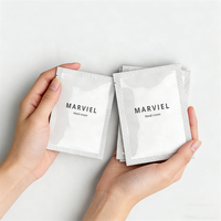 Bolsa de Embalaje Personalizada para Muestras de Crema de Manos en Formato Viaje, Bolsa de Embalaje Impresa con Lámina para Cosméticos, Bolsa Compostable para Productos para el Cuidado de la Piel
