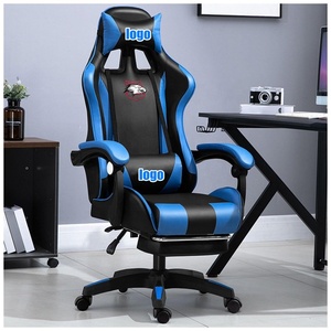 Venta al por mayor <span class=keywords><strong>CHAHO</strong></span> moderna de alta calidad de cuero PU Silla de juego de carreras Indonesia Camboya Rojo Negro Silla de juego con reposapiés - Product Image 6