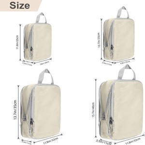 Travel Friendly <b>Luggage</b> Organizer Sturdy Waterproof Nylon with Smooth Zipper and Portable Handle - Product Image 2