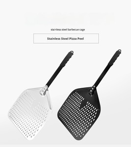 Pelle à <span class=keywords><strong>pizza</strong></span> en acier inoxydable de qualité supérieure avec poignée antidérapante pour un service et une cuisson pratiques des pizzas et des pains - Product Image 1