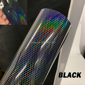 <span class=keywords><strong>Vinilo</strong></span> Adhesivo para Faros Delanteros y Traseros de Coche y <span class=keywords><strong>Moto</strong></span>, con Diseño de Panal de Abeja, Impermeable, para Faros Antiniebla y Luces Traseras - Product Image 3