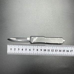 سكين تخييم من الألومنيوم باستخدام الحاسب الآلي ممتاز D2 أو النشر السريع أداة مساعدة EDC التكتيكية المتطورة خفيفة الوزن متينة سهلة الاستخدام - Product Image 5