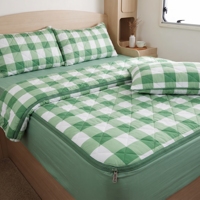 Ensemble de literie tout-en-un pour camping-car, 100% coton satiné, avec extrémités arrondies doubles, fermeture éclair, jupe de lit profonde de 40 cm, pour l'Australie