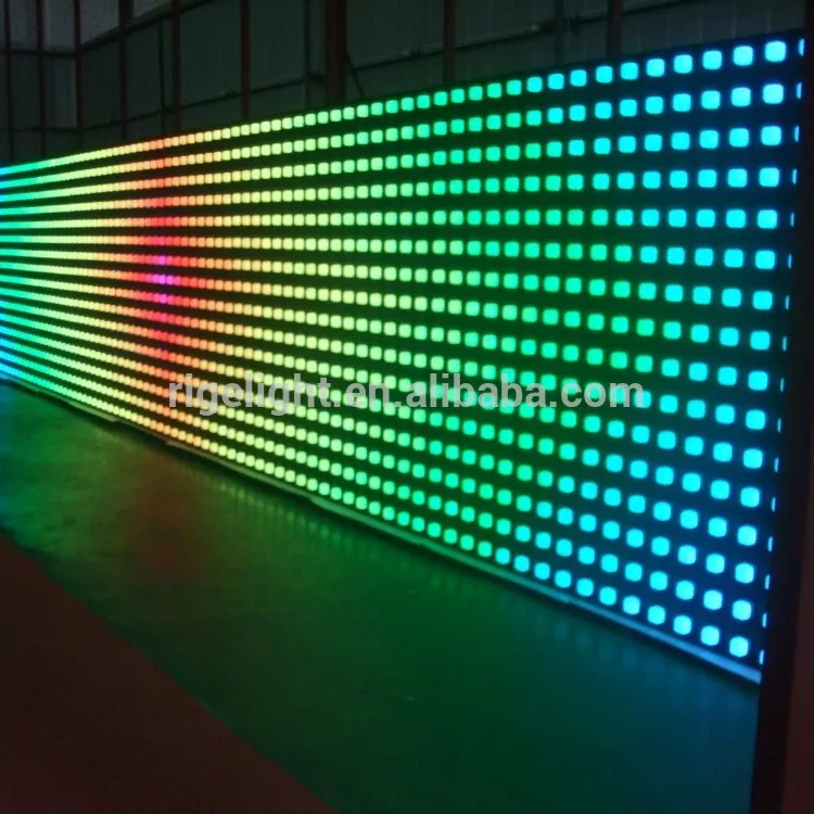 צבע מלא מקורה LED דיגיטלי פלאש וילון קיר רקע במה מסך