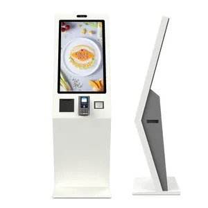 32 Inch Tùy Chỉnh Màn Hình Cảm Ứng Tự Trả Kiosk Android Tự Dịch Vụ Cashless Tự Thanh Toán Kiosk Máy