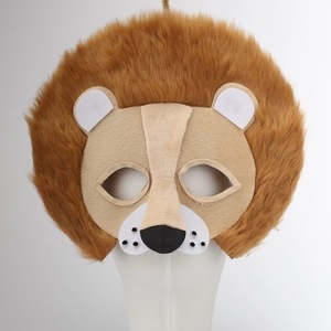 Máscaras de animales de dibujos animados para Halloween, máscaras con LED, León, zorro, <span class=keywords><strong>mapache</strong></span>, Pantera Rosa, Panda, gallo, unicornio, DIY para niños - Product Image 4