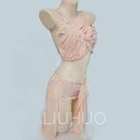 Costume de danse lyrique LIUHUO pour femme, jupe de pole dance, tenue de scène pour filles, couleur rose pour robe de compétition
