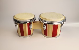 Tambor de instrumentos de percusión para niños, material de roble de 6 + 7 pulgadas, buena calidad, <span class=keywords><strong>bongo</strong></span> - Product Image 2