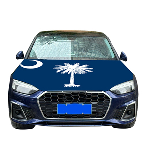 Cubierta de capó de coche Nacional asequible Bandera de cubierta de motor de coche de <span class=keywords><strong>Carolina</strong></span> del Sur Bandera de venta directa de fábrica tela de poliéster - Product Image 4