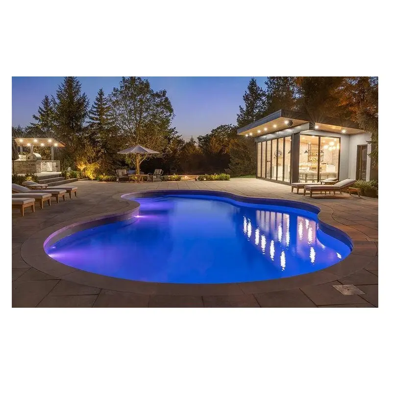 Projeto personalizado de alta qualidade impala preto granito piscina pedras telhas para piscinas