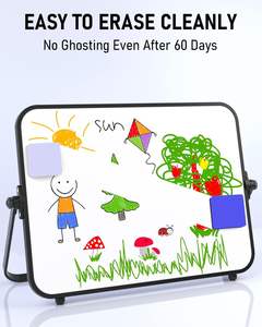 <strong>Portable</strong> Magnetic Board A4 Size Stand Kid Drawing Magnetic <strong>Whiteboard</strong> Double-sided Dry Erase <strong>Whiteboard</strong> - Product Image 3