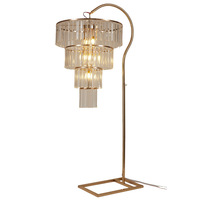 Lampe en cristal simple de style européen et américain, multicolore, pour décoration de mariage, scène et hôtel